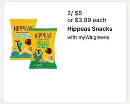 Walgreens Hippeas Snacks offer