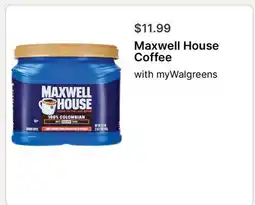 Walgreens Maxwell House Coffee offer