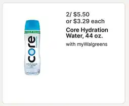 Walgreens Core Hydration Water offer