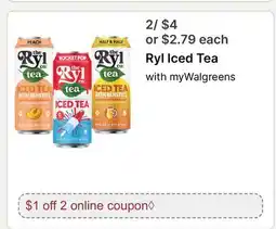 Walgreens Ryl Iced Tea offer
