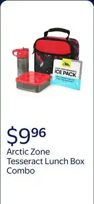 Walmart Arctic Zone Lunch Box Combo, Tesseract Red and Black offer