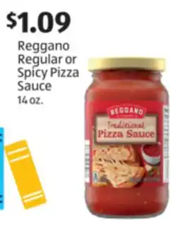 Aldi Reggano Regular or Spicy Pizza Sauce offer