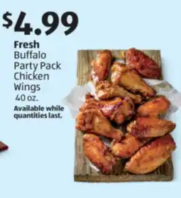 Aldi Fresh Buffalo Party Pack Chicken Wings offer