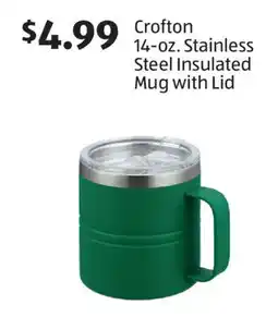 Aldi Crofton 14-oz. Stainless Steel Insulated Mug with Lid offer