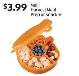Aldi Mellii Harvest Meal Prep or Snackle offer