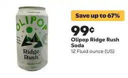 Grocery Outlet Ridge Rush Soda offer