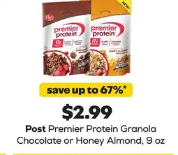 Grocery Outlet Post Premier Protein Granola offer