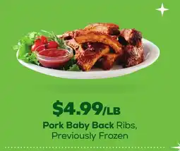 Grocery Outlet Pork Baby Back Ribs, Previously Frozen offer