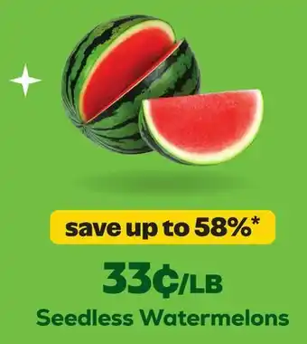 Grocery Outlet Seedless Watermelons offer