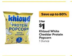 Grocery Outlet White Cheddar Protein Popcorn offer
