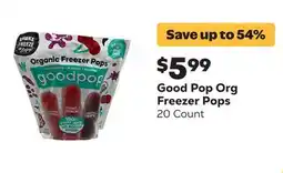Grocery Outlet Pop Org Freezer Pops offer