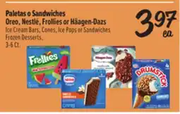 El Super Ice Cream Bars, Cones, Ice Pops or Sandwiches Frozen Desserts offer
