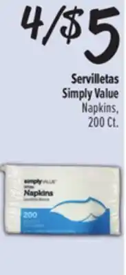 El Super Napkins Simply Value offer