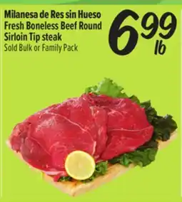 El Super Fresh Boneless Beef Round Sirloin Tip Steak offer