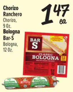 El Super Chorizo Ranchero, Bologna Bar-S offer