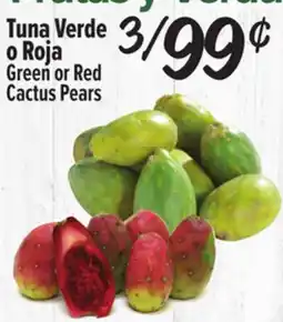 El Super Green or Red Cactus Pears offer