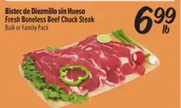El Super Fresh Boneless Beef Chuck Steak offer