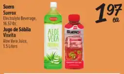 El Super Electrolyte Beverage, 16.57 Oz. Aloe Vera Juice, 1.5 Liters offer