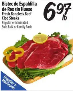El Super Fresh Boneless Beef Clod Steaks offer