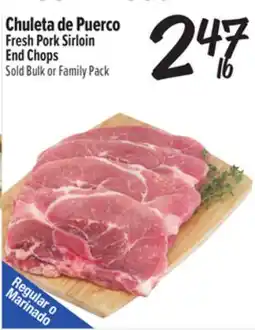 El Super Fresh Pork Sirloin End Chops offer