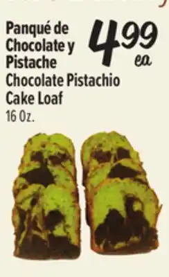El Super Chocolate Pistachio Cake Loaf offer