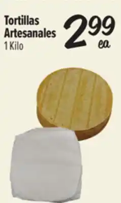 El Super Tortillas Artesanales offer