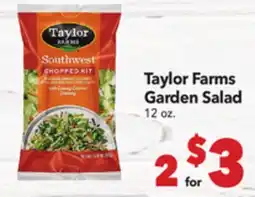 Vallarta Supermarkets Taylor Farms Garden Salad offer