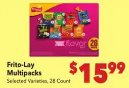 Vallarta Supermarkets Frito-Lay Multipacks offer