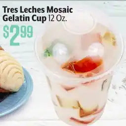 Vallarta Supermarkets Tres Leches Mosaic Gelatin Cup offer