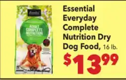 Vallarta Supermarkets Essential Everyday Complete Nutrition Dry Dog Food offer