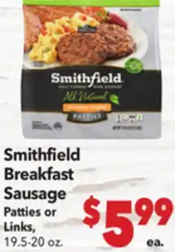 Vallarta Supermarkets Smithfield Breakfast Sausage offer
