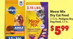 Vallarta Supermarkets Meow Mix Dry Cat Food offer