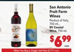 Vallarta Supermarkets San Antonio Fruit Farm Wines offer