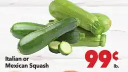 Vallarta Supermarkets Italian or Mexican Squash offer