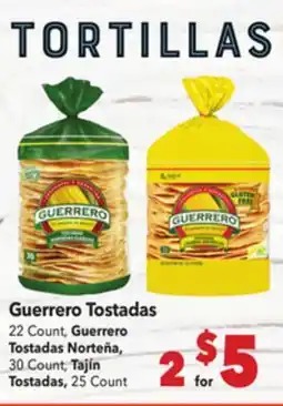 Vallarta Supermarkets Guerrero Tostadas offer