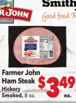 Vallarta Supermarkets Farmer John Ham Steak offer