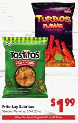 Vallarta Supermarkets Frito-Lay Sabritas offer