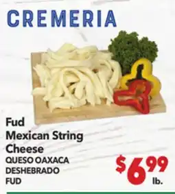 Vallarta Supermarkets Fud Mexican String Cheese / QUESO OAXACA DESHEBRADO FUD offer