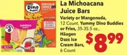 Vallarta Supermarkets La Michoacana Juice Bars offer