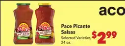 Vallarta Supermarkets Pace Picante Salsas offer