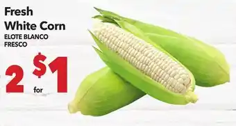 Vallarta Supermarkets Fresh White Corn / ELOTE BLANCO FRESCO offer