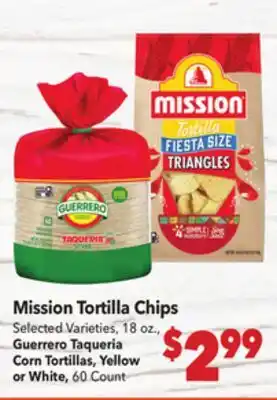 Vallarta Supermarkets Mission Tortilla Chips offer