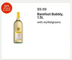 Walgreens Barefoot Bubbly offer