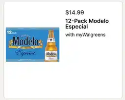 Walgreens 12-Pack Modelo Especial offer