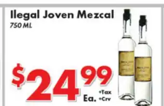 Valley Marketplace Ilegal Joven Mezcal offer