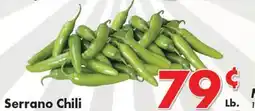 Valley Marketplace Serrano Chili offer