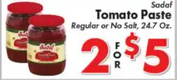 Valley Marketplace Sadaf Tomato Paste offer