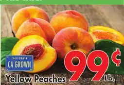 Valley Marketplace Yellow Peaches offer