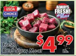 Valley Marketplace Fresh Beef Stew Meat offer