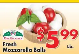 Valley Marketplace BelGioioso Fresh Mozzarella Balls offer